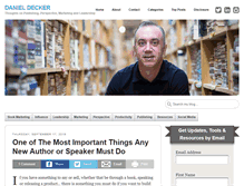 Tablet Screenshot of danieldecker.net